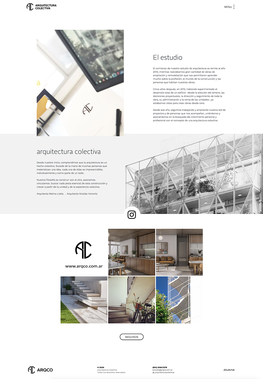 ArqCo - BRANDING / EDITORIAL DESIGN / INTERACTIVE - Aguaviva - We left Brands