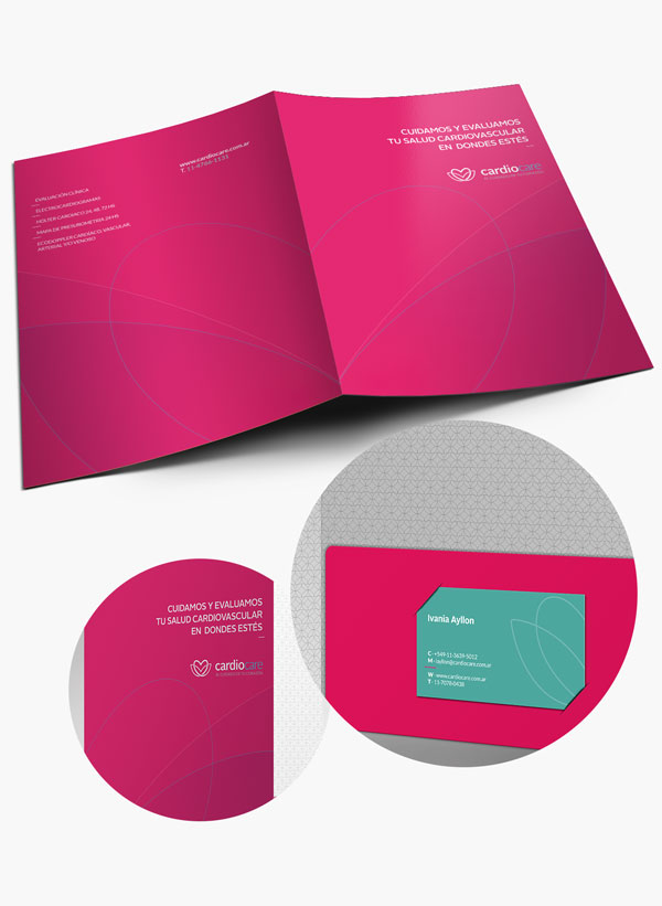 Cardio Care - BRANDING / EDITORIAL DESIGN / INTERACTIVES - Aguaviva - We left Brands