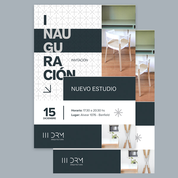 DRM Arquitectura - IDENTITY / Editorial Design / Interactive / Social Media - Aguaviva - We left Brands